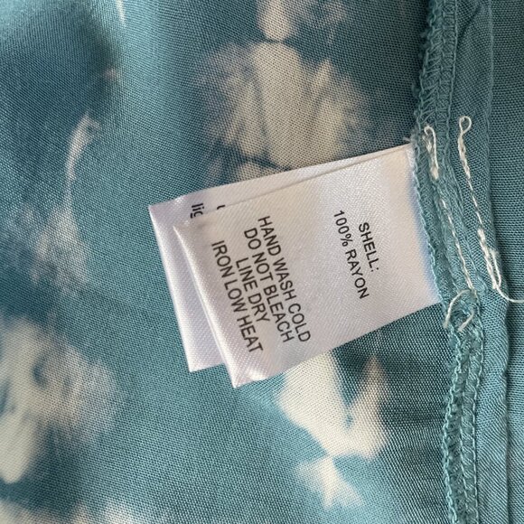 NWT Lulus In a Daydream Blue & White Tie-Dye Maxi Dress - Halter Dress, Size M - Picture 10 of 10